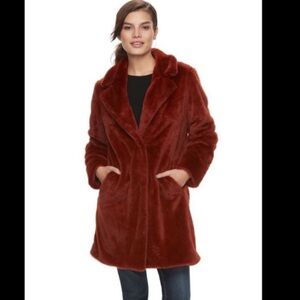 Like New! Faux fur jacket!